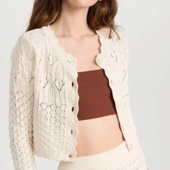 ba&sh ! Jump Cardigan (white/Cream) - Picture 6 of 7